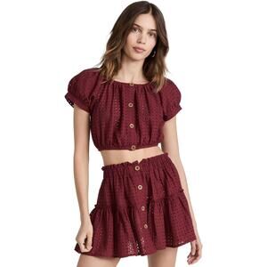 Eberjey Eyelet Skirt Size Small